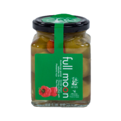 Espanjalainen paprikalla täytetyt oliivit sopivat mainiostisellaisenaan naposteltaviksi tai ruuanlaittoon. Gordal oliivit ovat isoja ja "lihaisia" - kestävät hyvin esim. grillivartaissa